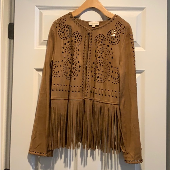 Promesa Jackets & Blazers - Promesa Fringed Jacket